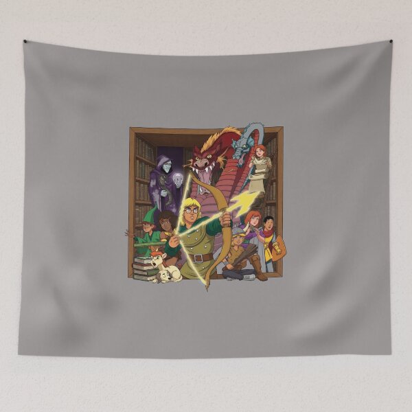 Item preview, D&D Cartoon Heroes vs Dragon Retro-86 designed and sold by JonathanWeinand.