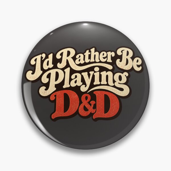 Item preview, I'd Rather Be Playing D&D designed and sold by SarahZenith.