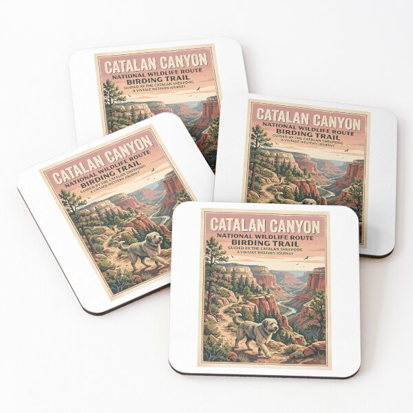 Item preview, Catalan Sheepdog Canyon Birder designed and sold by PictoVibe.