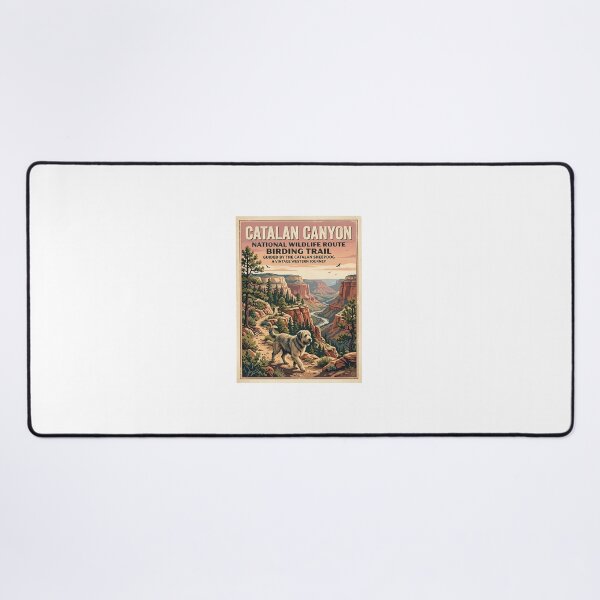 Item preview, Catalan Sheepdog Canyon Birder designed and sold by PictoVibe.