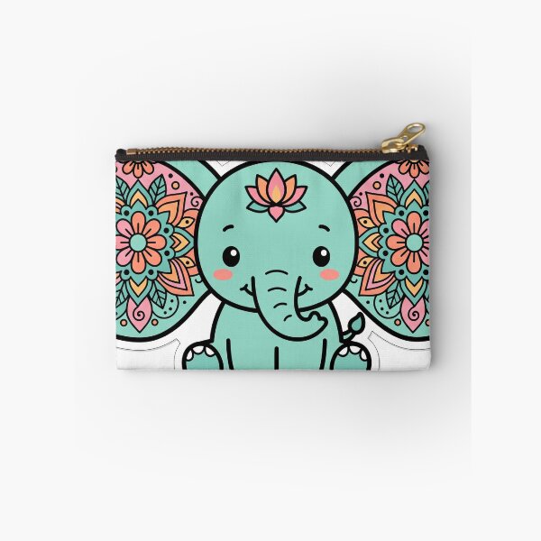 Item preview, Henna Elephant Bloom designed and sold by MoodHoardCo.