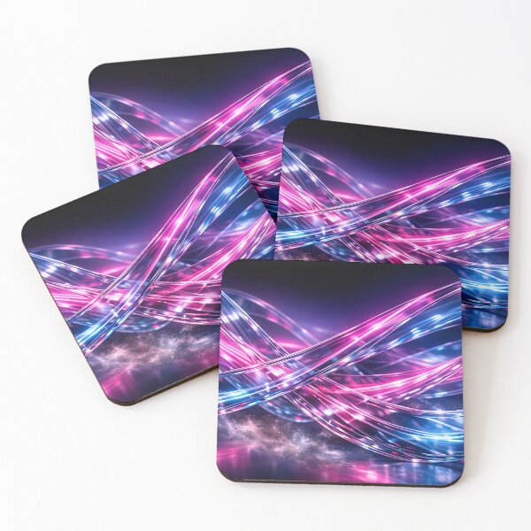 Item preview, Glowing Neon Fiber Optic Ribbons in Motion designed and sold by homydesign.