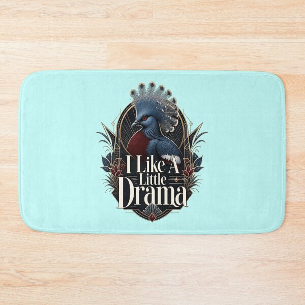 Item preview, Victoria Crowned Pigeon Shirt - I Like A Little Drama - Art Deco Exotic Bird Tee - Vintage Luxury Fashion Apparel designed and sold by Max Store.
