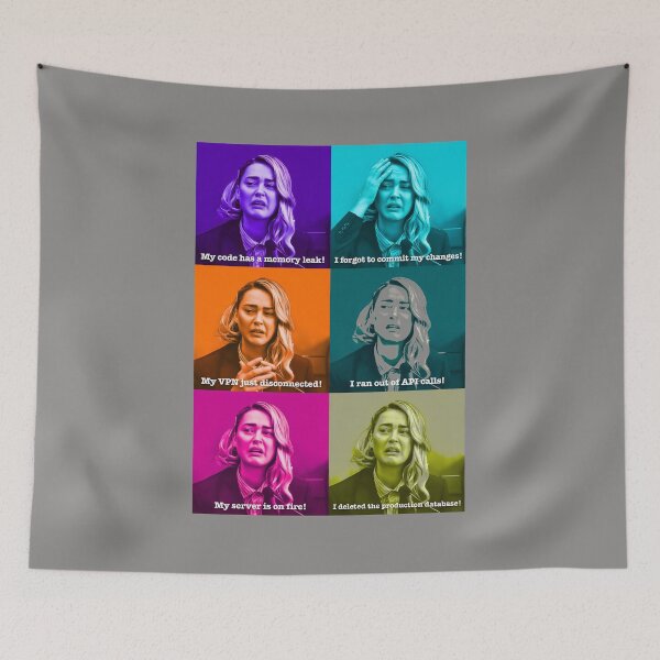 Item preview, Crying Meme Six Panel Pop Art Shirt-93 designed and sold by DominiqueBod.