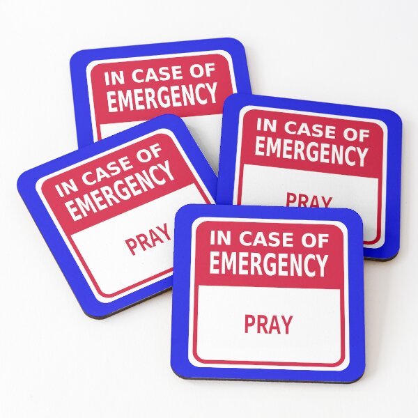 Item preview, In Case of Emergency: Pray designed and sold by Karate Octopus.