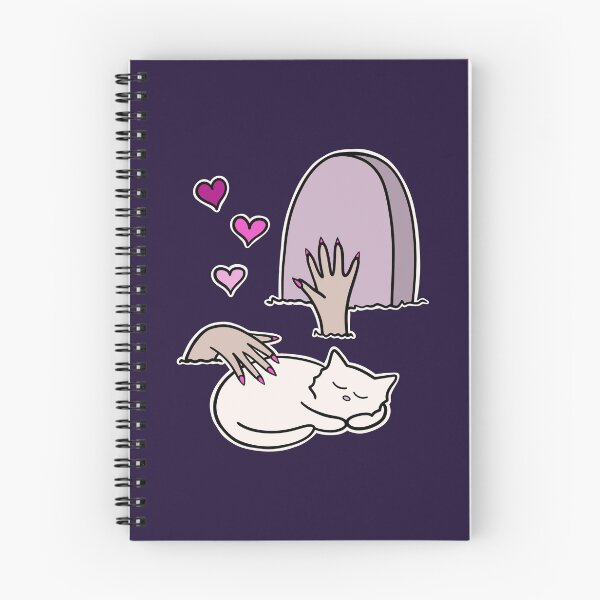 Item preview, Girl Zombie Petting Cat in a Cemetery Halloween designed and sold by Sollomio.