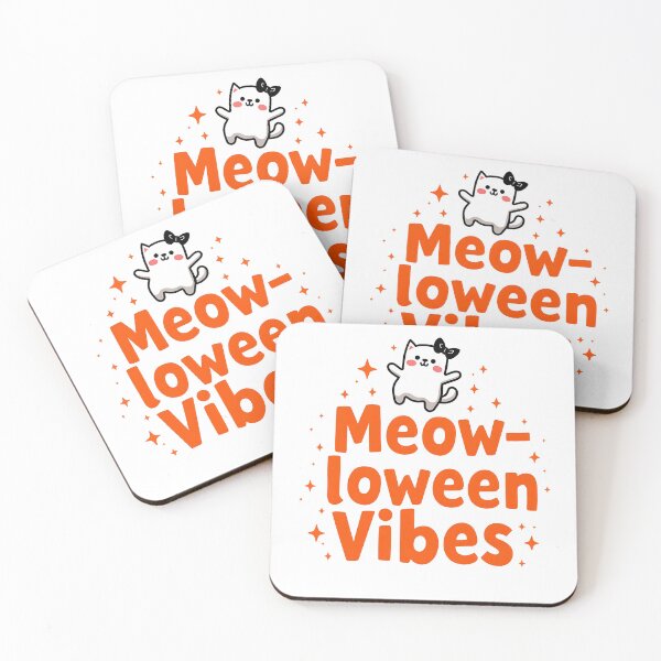 Item preview, Meow-loween vibes cute cat happy halloween designed and sold by Panya-Design.