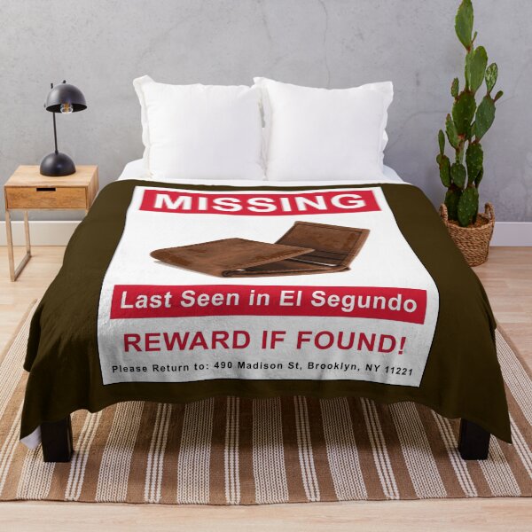 Item preview, Missing Wallet Last Seen in El Segundo designed and sold by Karate Octopus.