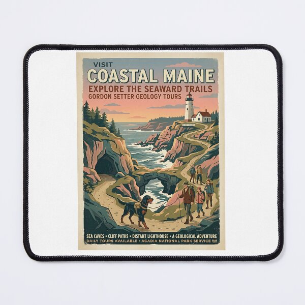 Item preview, Gordon Setter Coastal Geologist designed and sold by PictoVibe.
