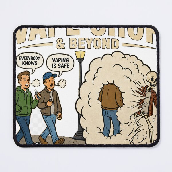 Item preview, Vape Shop & Beyond – Dark Funny Vaping Humor designed and sold by gooeybanana.