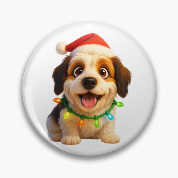 Item preview, Petit Basset Griffon Vendéen Dog Christmas Cheer designed and sold by Sillytoe.