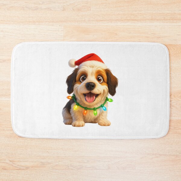 Item preview, Petit Basset Griffon Vendéen Dog Christmas Cheer designed and sold by Sillytoe.