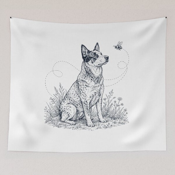 Item preview, Australian Cattle Dog Bumble Bee Honeybee Dog Lover designed and sold by dian-rody-crest.