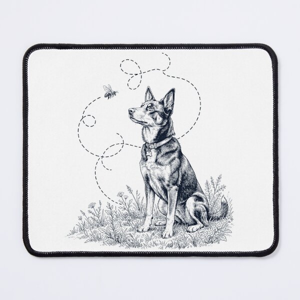 Item preview, Australian Kelpie Bumble Bee Honeybee Dog Lover designed and sold by dian-rody-crest.