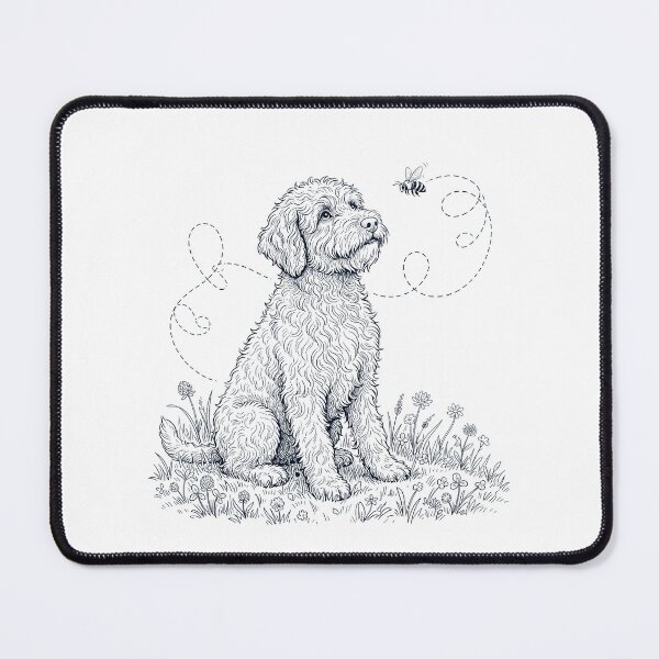 Item preview, Barbet Bumble Bee Honeybee Dog Lover designed and sold by dian-rody-crest.