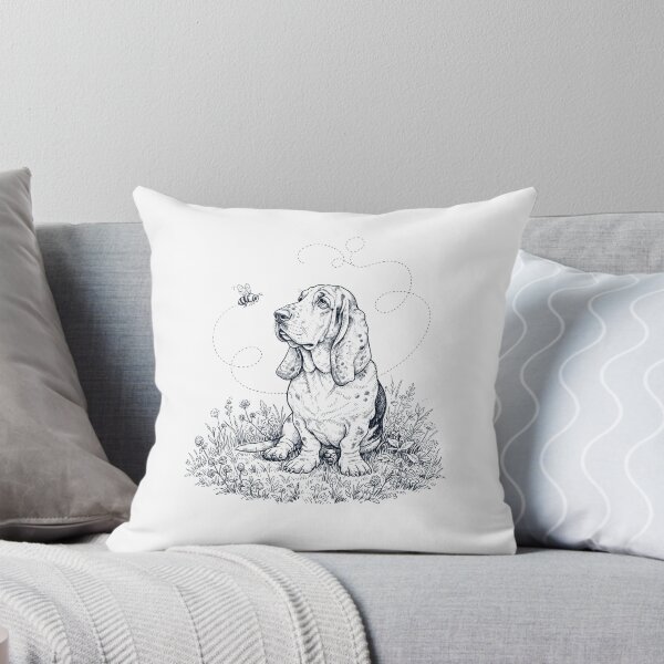 Item preview, Basset Hound Bumble Bee Honeybee Dog Lover designed and sold by dian-rody-crest.