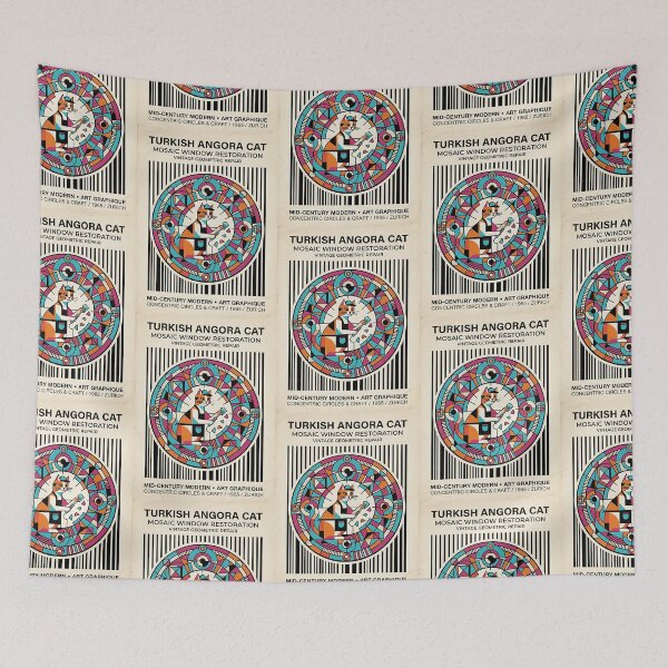 Item preview, Turkish Angora Mosaic Restorer designed and sold by PictoVibe.
