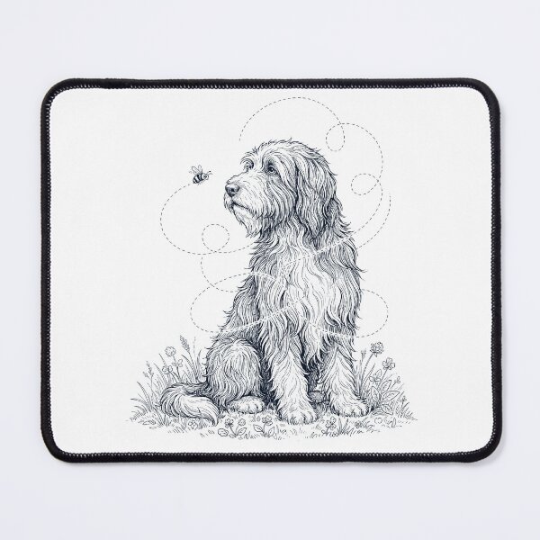 Item preview, Bearded Collie Bumble Bee Honeybee Dog Lover designed and sold by dian-rody-crest.