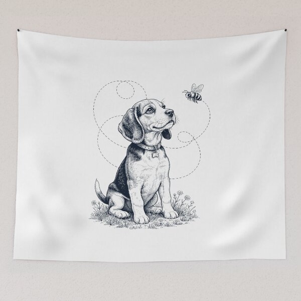 Item preview, Beagle Bumble Bee Honeybee Dog Lover designed and sold by dian-rody-crest.