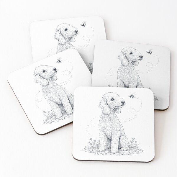 Item preview, Bedlington Terrier Bumble Bee Honeybee Dog Lover designed and sold by dian-rody-crest.