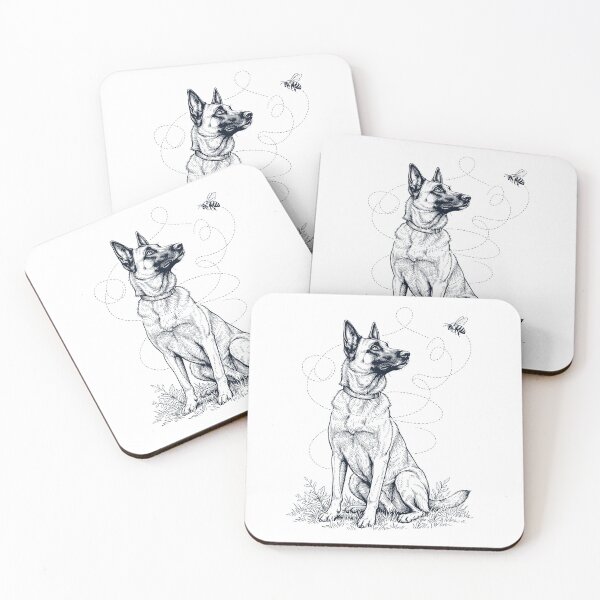 Item preview, Belgian Malinois Bumble Bee Honeybee Dog Lover designed and sold by dian-rody-crest.