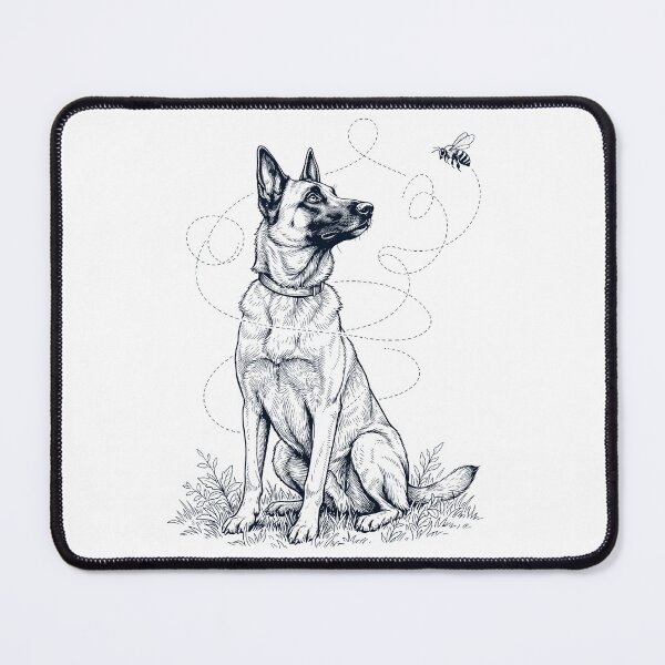 Item preview, Belgian Malinois Bumble Bee Honeybee Dog Lover designed and sold by dian-rody-crest.