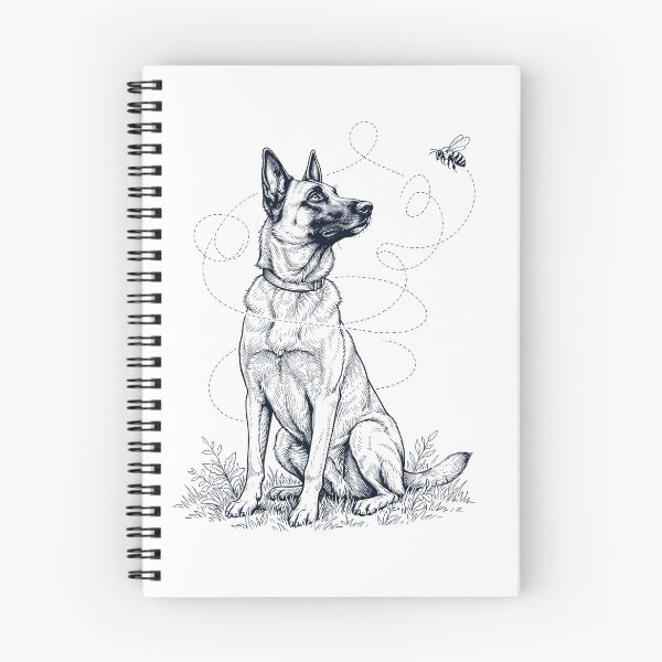 Item preview, Belgian Malinois Bumble Bee Honeybee Dog Lover designed and sold by dian-rody-crest.
