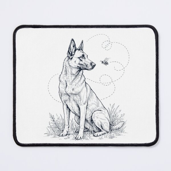 Item preview, Belgian Shepherd Bumble Bee Honeybee Dog Lover designed and sold by dian-rody-crest.