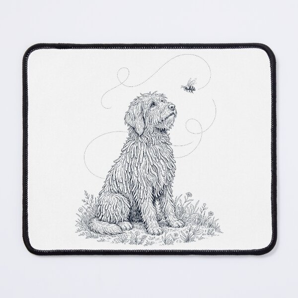 Item preview, Bergamasco Shepherd Bumble Bee Honeybee Dog Lover designed and sold by dian-rody-crest.