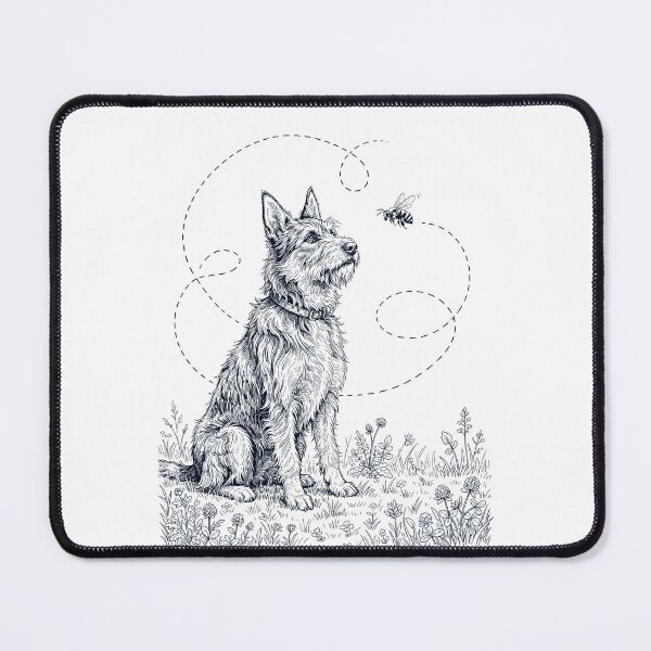 Item preview, Berger Picard Bumble Bee Honeybee Dog Lover designed and sold by dian-rody-crest.