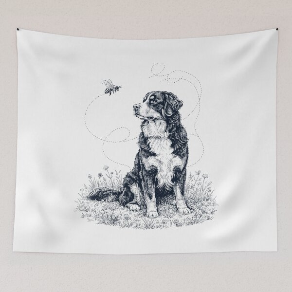 Item preview, Bernese Mountain Dog Bumble Bee Honeybee Dog Lover designed and sold by dian-rody-crest.