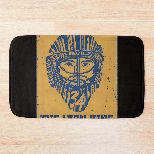 Item preview, Distressed Goalie Mask 34 The Lyon King  designed and sold by WAHBI-HBO.