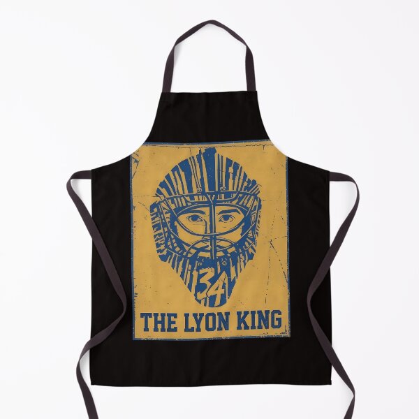 Item preview, Distressed Goalie Mask 34 The Lyon King  designed and sold by WAHBI-HBO.