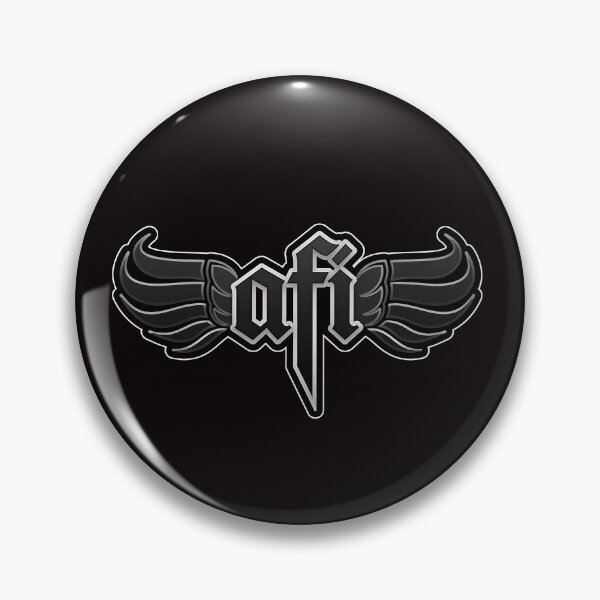 Item preview, Winged Emblem 'afi' Script Alternative Rock designed and sold by WAHBI-HBO.
