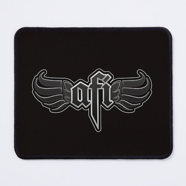 Item preview, Winged Emblem 'afi' Script Alternative Rock designed and sold by WAHBI-HBO.