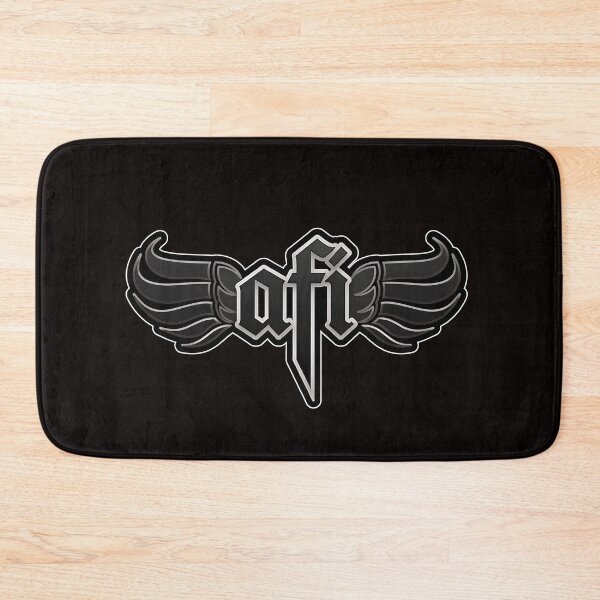 Item preview, Winged Emblem 'afi' Script Alternative Rock designed and sold by WAHBI-HBO.