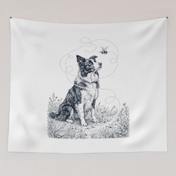Item preview, Border Collie Bumble Bee Honeybee Dog Lover designed and sold by dian-rody-crest.