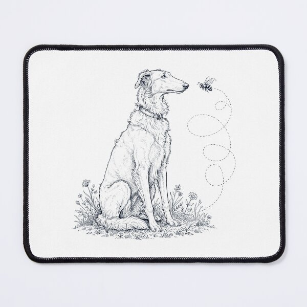 Item preview, Borzoi Bumble Bee Honeybee Dog Lover designed and sold by dian-rody-crest.