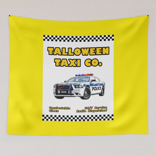Item preview, Talloween Taxi Co. designed and sold by Karate Octopus.