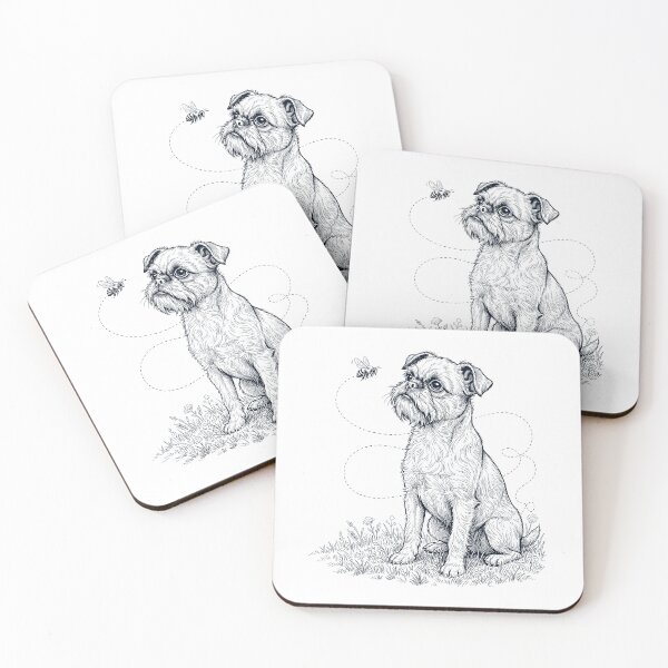 Item preview, Brussels Griffon Bumble Bee Honeybee Dog Lover designed and sold by dian-rody-crest.