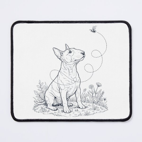 Item preview, Bull Terrier Bumble Bee Honeybee Dog Lover designed and sold by dian-rody-crest.
