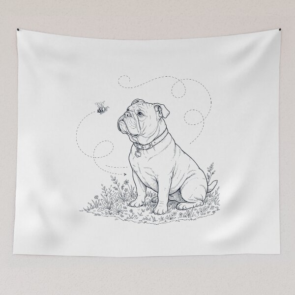 Item preview, Bulldog Bumble Bee Honeybee Dog Lover designed and sold by dian-rody-crest.