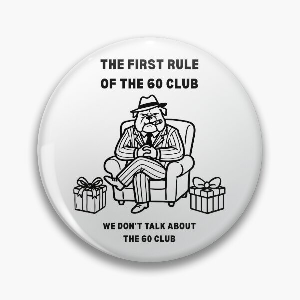 Item preview, Funny 60th Birthday Bulldog Don’t Talk About the 60 Club Mafia Gangster designed and sold by HYPNK.