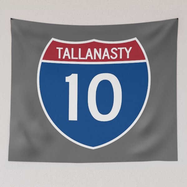 Item preview, I-10 Tallanasty Interstate Sign designed and sold by Karate Octopus.