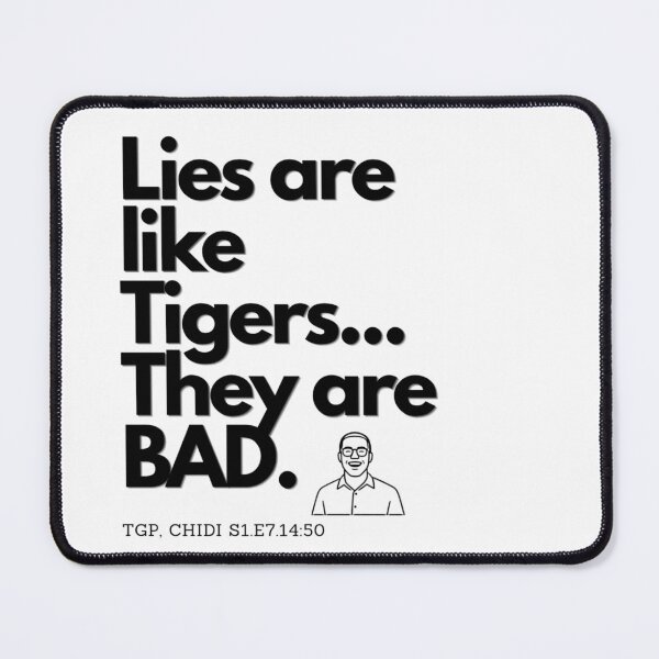 Item preview, Tigers and Lies - The Good Place designed and sold by Mageic713.