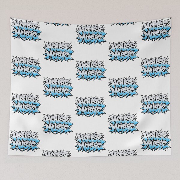 Item preview, HOUSE MUSIC - Jagged Graffiti  designed and sold by Discothreadz.