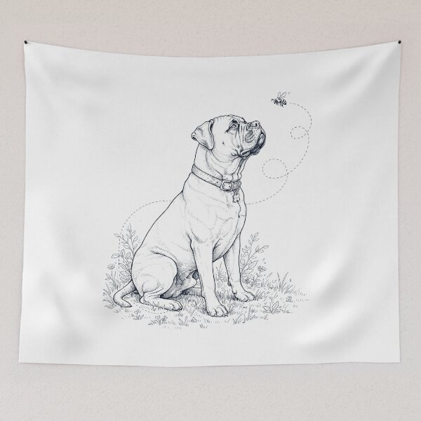 Item preview, Bullmastiff Bumble Bee Honeybee Dog Lover designed and sold by dian-rody-crest.