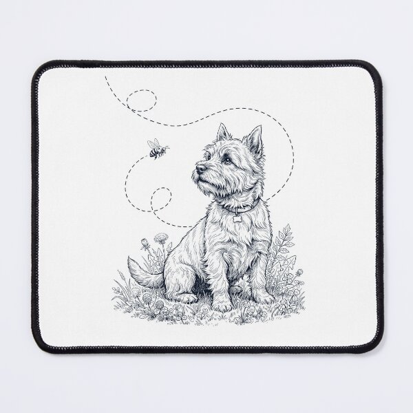 Item preview, Cairn Terrier Bumble Bee Honeybee Dog Lover designed and sold by dian-rody-crest.