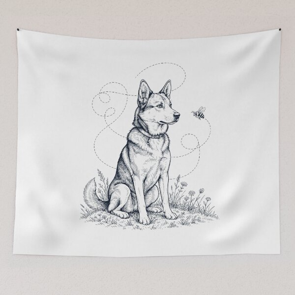 Item preview, Canaan Dog Bumble Bee Honeybee Dog Lover designed and sold by dian-rody-crest.