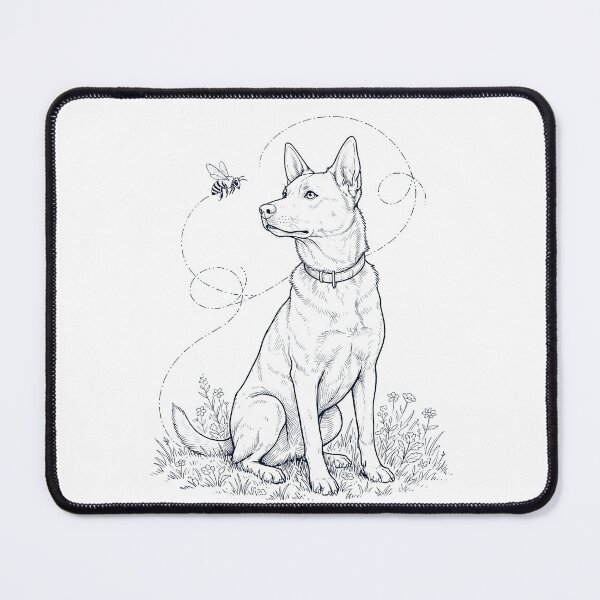 Item preview, Carolina Dog Bumble Bee Honeybee Dog Lover designed and sold by dian-rody-crest.